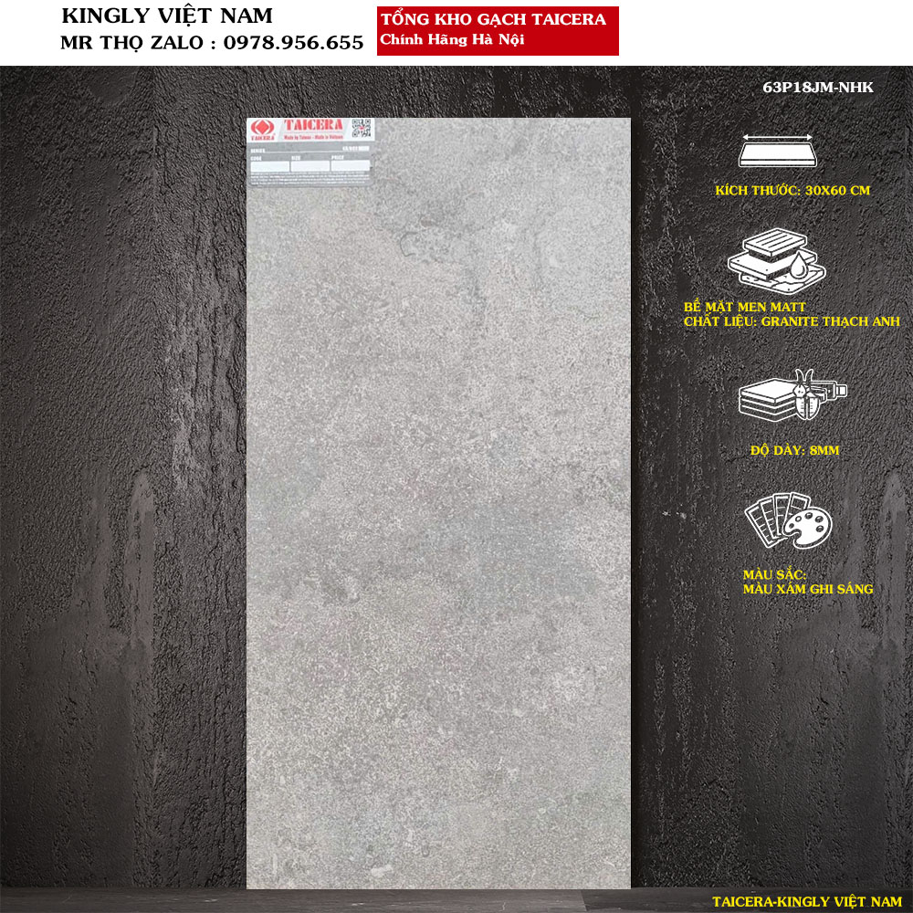 Gạch Taicera 300x600 mm 63P18JM Loại 1